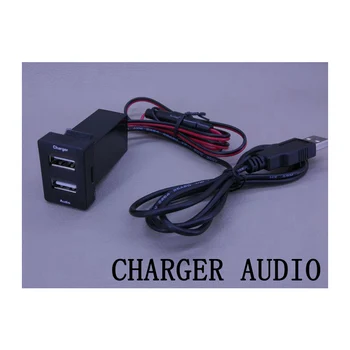 USB Lādētāju, Auto Lādētāju, USB Savienotājs Spriegums Displejs Temperatūras Audio Lādētāju SĒJ.V TEM HDMI Toyota PRIUS SIENTA LEVINS