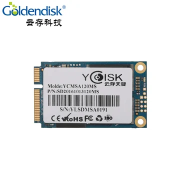 Goldendisk YCdisk Sērijas Klēpjdatoru SSD 128GB MINI Micro SATA m-SATA PCI-e 120GB SMI Kontrolieris 2246 Iekšējā Cietvielu Disks