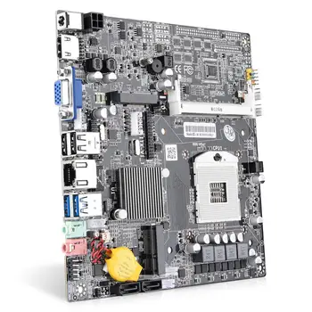 Intel chipset HM65-988 Darbvirsmas Datoru Mātesplati MINI ITX 989 MAINBOARD mini PC, plāno Klientu, elektroniskais paraksts