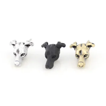 Fei Jūs Ķepas Boho Šiks Vintage Sudraba Pārklājumu 3D itālijas Kurtu Suns Pet auskariem Earings Retro Stilā Dzīvnieku Auskari Sievietēm