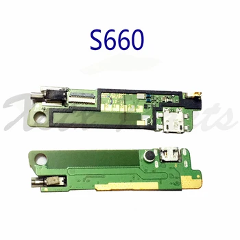 1GB Micro Dock Savienotājs Valdes Flex Kabelis Lenovo S660 Uzlādēšana caur USB Portu Flex Kabelis Mobilo Telefonu Remonta Daļas