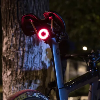 ROCKBROS Bremžu Uzrādi Velosipēds Gaismas Aizmugurējā Velosipēdu Seglu Gaismas LED USB IPX6 MTB Velo Lukturi Atpakaļ Luz Bicicleta Velosipēds Piederumi