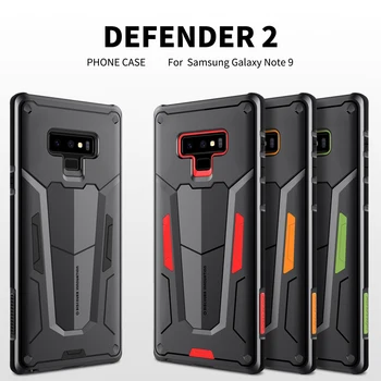 SFor Samsung S9 Plus Gadījumā Samsung Galaxy Note 9, Ņemiet vērā, 8 Defender 2 Aizmugurējo Vāciņu Grūts Capas NILLKIN Sākotnējā S8 Plus Aizmugurējo Vāciņu