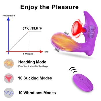 Bezvadu Biksītes Nepieredzējis Dildo Vibrators Sievietēm Pieaugušo Clit Sūcējs Klitora Stimulators Apkures Vibrējošais Pāriem Seksa Rotaļlietas, Veikals