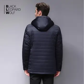 Blackleopardwolf 2019 jaunas ielidošanas vīriešu drēbes, ziemas jaka, augsta kvalitāte parka noņemamu kažokādas dūnu jaka vīriešiem zīmola BL-2731M