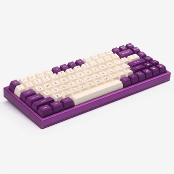 SA Galvenie Klp ABS Materiāla, 134 Taustiņu Maxkey Purple White Divu Krāsu Iesmidzināšana Molding Mechanical Gaming Keyboard