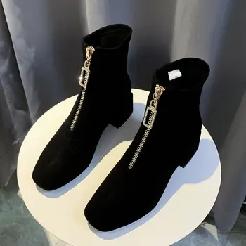 Āra salda Melnā potītes zābaki sieviešu rudens apavus 2020 