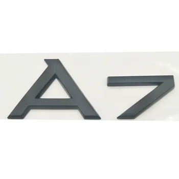 Matēts Emblēmu Audi A7 Četru Riteņu Piedziņas Automašīnas Bagāžnieka Logo Uzlīmi, Emblēmu