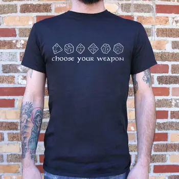 Smieklīgi Dizaina Izvēlieties Savu Ieroci T-Krekls (Vīriešu) streetwear