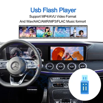 Ford 2016-2020 4+32G Android 7.0 Carplay AI 4. Aile+32G Auto Multimedia Player Spogulis Saites, YouTube, Android Sistēma Plug And Play
