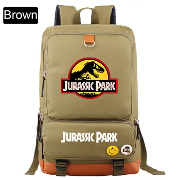 Modes Piedzīvojumu Dinozauru Jurassic Park Pasaulē, Zēns, Meitene Grāmatas Skolas Soma Sieviešu Bagpack Pusaudžiem Schoolbags Vīriešu Studentu Mugursoma