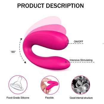 2019 Ūdensizturīgs Silikona C Tipa Klitora G Spot Vibratori Uz Pāris Pieaugušo Seksa Rotaļlietas Sievietēm Spēcīgu Spēcīgu Vibrāciju Dildo