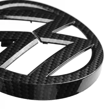 112mm Oglekļa Šķiedras Black Aizmugurējā Bagāžnieka Vāka Emblēma Logo Emblēma Nomaiņa Volkswagen Golf MK7