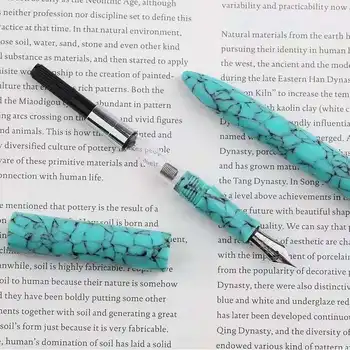 DELIKE Sveķu Fountain Pen EF/M/EF Smilga Nib Converter Pildspalvu, Kancelejas preces, Biroja, skolas piederumi penna stilografica