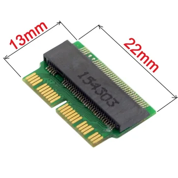 12+16 pin Macbook M. 2 NGFF M-Taustiņu, AHCI SSD Pārvērst Karti A1398 A1493 A1502 A1465 A1466