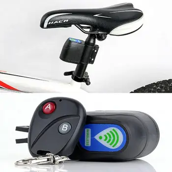 Profesionāla pretaizdzīšanas Bike Lock Velo Drošības slēdzenes Bezvadu Tālvadības pulti, Vibrācijas Signāls 110dB Velosipēdu Signalizācijas