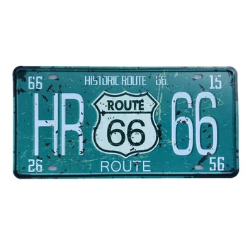 AP 66 Route 66 Autoceļa ASV numura zīme Vintage Metāla Skārda Zīme, Bārs, Krogs, Kafejnīca Dekoru Garāžas Glezniecības Mākslas Plāksne, Plakāts