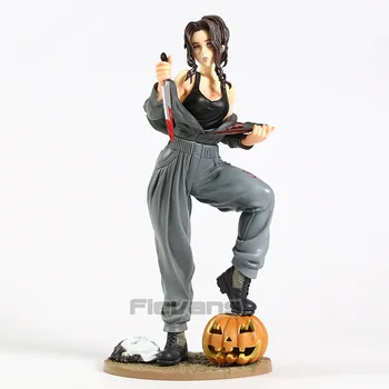 Šausmu Bishoujo Statuja Halloween Michael Myers Fredijs Jason Chucky Tiffany 1/7 Mēroga PVC Attēls Kolekcionējamus Modelis Rotaļlietas