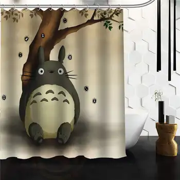 Karstā Pārdošanas Pasūtījuma Gudrs Totoro Modes Mājās Dzīvo Ūdensizturīgs Vannas istaba Dekori Dušas Aizkars Piliens Kuģniecības 1pc pasūtījuma