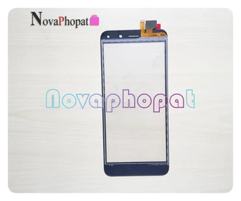 Novaphopat Black sensors Touchscreen, Lai BQ BQ-5011G BQ 5011G Fox View / BQ-5015L 5015L Pirmais Touch Screen Ekrāna Digitizer