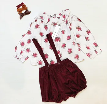 Bērniem jumpsuit auduma meiteņu apģērbu komplekti bērnu meitene drēbes ģimenes atbilstošas drēbes rudens
