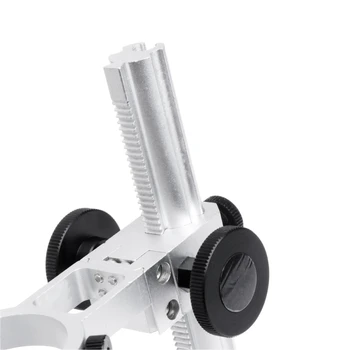 Mikroskopa Alumīnija Sakausējuma Veidošanas Samazinot Posmā AUGŠU, uz Leju, Atbalsta Galda Stends, USB Digital Microscop Liela Vērtība