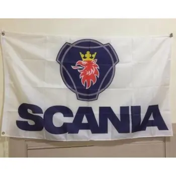 Scania automašīnu karoga 3ftx5ft karoga poliesteris