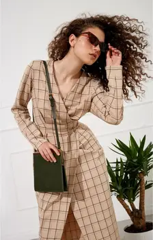 Sievietes, V-Veida Kakla Pleds Sadalīt Bodycon Slim Elegants Ielas Apģērbu Sexy Rudens Brīvdienu Jaunu Top Pārdošanas Modes Pilnu Kleitas