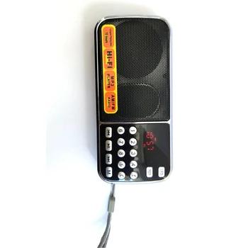 AM05-L-088AM Dual Band Uzlādējams Mini Portatīvo Kabatas Ciparu Auto Scan AM FM Radio Uztvērējs ar MP3 Mūzikas Atskaņotājs o Spea
