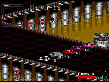 Rock N Roll Racing NTSC-ASV 16 bitu MD Spēles Karti Uz Sega Mega Drive Genesis