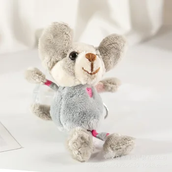 Plīša Rotaļlietas Keychain Gudrs Koala Trušu Hippo Dzīvnieku Atslēgu Piekariņi Meitene Soma Kulons Piederumi Keyring Bērniem Siltas Dāvanas
