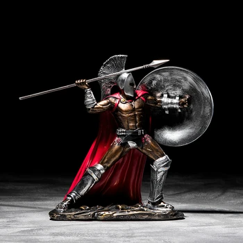 Vintage Mājas Dekoru Sparta Statujas Bruņas Modelis Miniatūras Spartaks Karavīrs Figūriņas Dzīvojamās Istabas Galda Dekorēšana