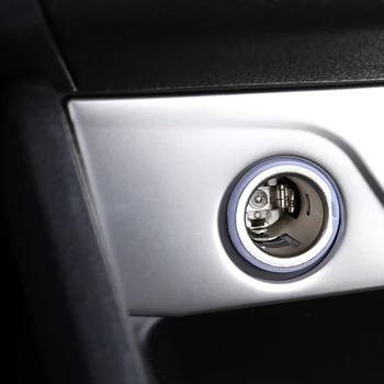 Auto Interjera piepīpētāja USB Pieslēgvietas Vāciņš Melns, Uzlīmes Dekorēšanai Par Hyundai Tucson 2016 2017 2018 Molding Piederumi