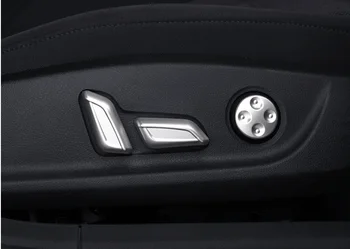 Auto stils Interjerā Auto Sēdekļa regulēšanas slēdzis Vāciņu, dekoratīvās apdares Audi A4 B8 A6 C6 C7 A5 A7 Q5 Q3 Piederumi
