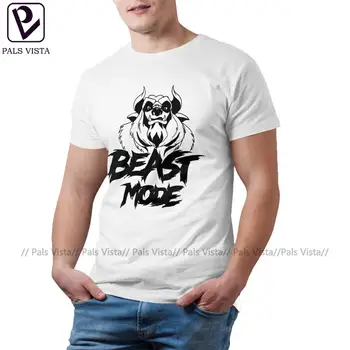 Zvērs T Krekls Beast Mode T-Krekls Gudrs Īstermiņa Piedurknēm Tee Krekls Kokvilnas Iespiesti Streetwear Plus lieluma Vīriešu T