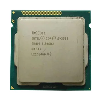 Intel i5 3550 cpu quad core cpu LGA 1155 ligzda 3.2 Ghz izmantot H61 H67 Z77 Z68 H77 mātesplati 77w 3570 procesors