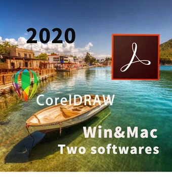 Adobe Acrobat Pro DC un Coreldraw 2020. Gadam Instalēt pastāvīgās maksas izmantot Win / Mac
