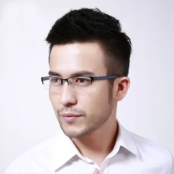 Logorela Sakausējuma Brilles Rāmis Vīriešu Laukumā Tuvredzība Recepšu Brilles Rāmji Pusi Loka Optisko Vīriešu Korejas Briļļu 8053