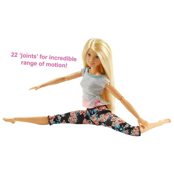 Barbie Veikti, Lai Pārvietotu Lelles ar 22 Locītavas un Jogas Apģērbs Spa, Fitnesa Elpot ar Mani Meditācijas Lelles Rotaļlietas Bērniem