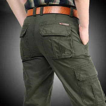 Zīmola Militāro Kravu Bikses Vīriešu Outwear Multi-kabatas Baggy Vīriešu Bikses Kokvilnas Gadījuma Armijas Bikses Darbu Joggers Vīriešu Izmērs 28-44