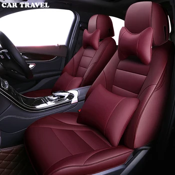 AUTO CEĻOŠANAS Custom ādas automašīnu sēdekļu vāks Mazda 3 6 2 C5 CX-5 CX7 323 626 Axela Familia auto, automobiļu piederumi, spilvenu