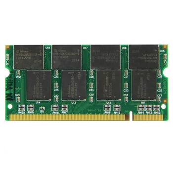Klēpjdators Atmiņa operatīvā Atmiņa SO-DIMM PC2700 DDR 333 MHz 200PIN 1GB / DDR1 DDR333 PC 2700 333MHz 200 PIN Grāmatiņa