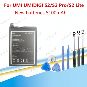 5100mAh Akumulatoru Nomaiņa UMI UMIDIGI S2/S2 Pro/S2 Lite Smart Tālrunis Baterijas + +Izsekošanas + instrumenti