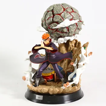 Naruto Shippuden Akatsuki Tendo Sāpes Yahiko Statuja, 1/6 Mēroga PVC Attēls Kolekcionējamus Modelis Rotaļlietas