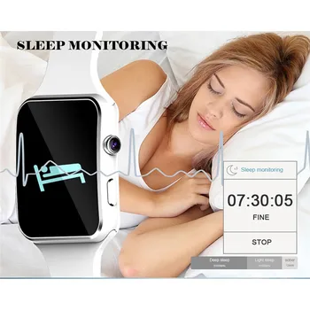 Smart Skatīties Vīrieši Digitālais pulkstenis ar Kameru Touch Screen Atbalsta SIM TF Karte Bluetooth Smartwatch iPhone Xiaomi Android Tālrunis