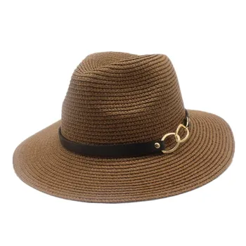 Earl stereoskopiskās Pērle vasaras cepure Izšūšanas krāsu Beach brīvdienu salmu saules cepures sieviešu vasaras stila cepure 2019