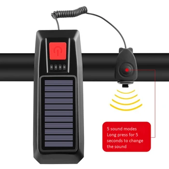 Velosipēds Saules Rags Lampas caur USB portu Ūdensizturīgs Velosipēda Priekšējo Lukturu Gaismas Ciklu Lukturīti, Velosipēdu Piederumi