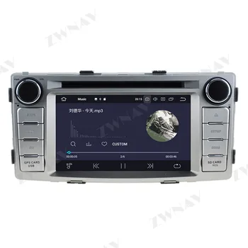 Android 10 4 GB+64GB Px6 Auto GPS Navigācijas Toyota Hilux Fortuner 2012. -. Gadam Multimediju Atskaņotājs, Radio, Diktofons Galvas Vienības DSP