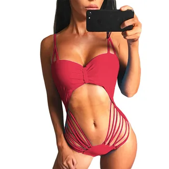 Ir 2021. Sexy Pārsējs Peldkostīmu Lenta Trikini Strappy Peldēšanas Peldkostīms, Izgriezt Monokini Peldkostīmi Sievietēm Viens Gabals Peldkostīms Maillot