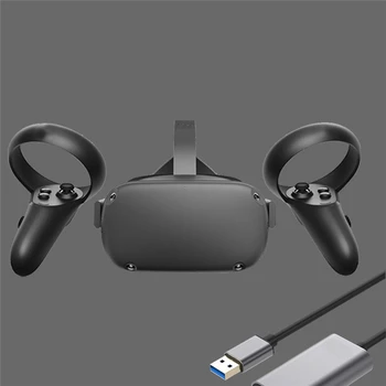 5M USB3.0 Uzlādes Kabelis Datu Līnija Oculus Quest SAITI VR Austiņas, TVAIKA VR Straumēšanas pagarinātāja Vads